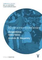Portada de El proceso económico. Argentina (1880-1930) (Ebook)