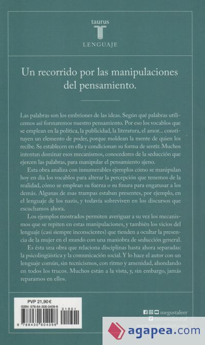 LA SEDUCCION DE LAS PALABRAS