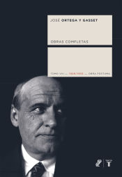 Portada de ORTEGA Y GASSET TOMO VIII