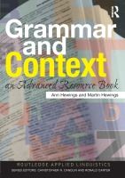 Portada de Grammar and Context
