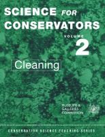 Portada de Science for Conservators Cleaning