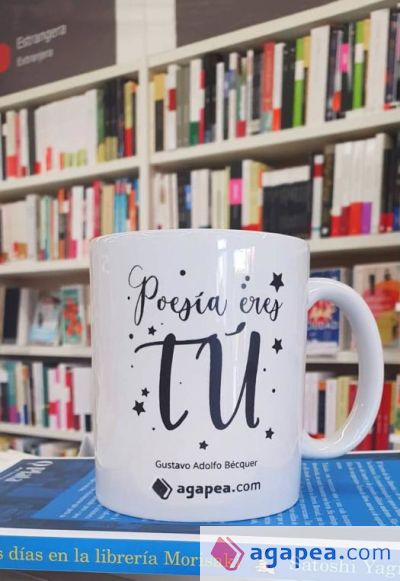 Taza Agapea. Bécquer