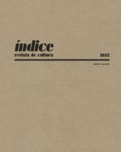 Portada de Índice. Revista de cultura (1935): Edición facsímil