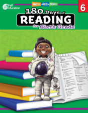 Portada de 180 Days of Reading for Sixth Grade