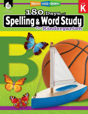 Portada de 180 Days of Spelling and Word Study for Kindergarten