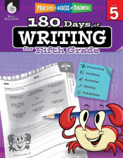 Portada de 180 Days of Writing for Fifth Grade