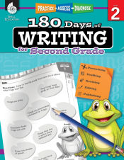 Portada de 180 Days of Writing for Second Grade