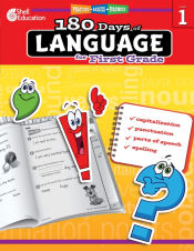 Portada de 180 Days of Language for First Grade