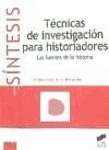 Tecnicas de investigacion para historiadores