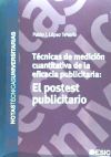 Técnicas de medición cuantitativa de la eficacia publicitaria  El postest publicitario