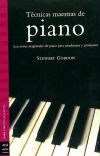 Técnicas maestras de piano