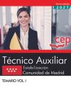 Técnico Auxiliar. Estabilización. Comunidad de Madrid. Temario Vol. I