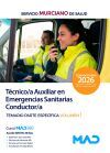 T&eacute;cnico Auxiliar en Emergencias Sanitarias/Conductor. Temario parte espec&iacute;fica volumen 1. Servicio Murciano de Salud (SMS)