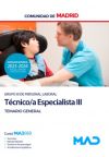 Técnico Especialista III (Grupo III). Temario general. Comunidad Autónoma de Madrid