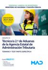 Técnico/a 2º De Aduanas (grupo Profesional Iv). Temario Y Test Parte Específica. Agencia Estatal De Administración Tributaria