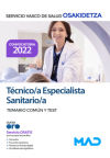 Técnico/a Especialista Sanitario. Temario común y test. Servicio Vasco de Salud (Osakidetza)