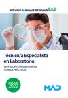 Técnico/a Especialista En Laboratorio. Test Del Temario Específico. Servicio Andaluz De Salud (sas)