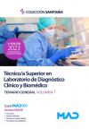 Técnico/a Superior En Laboratorio De Diagnóstico Clínico Y Biomédico. Temario General Volumen 1