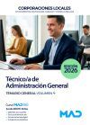 T&eacute;cnico/a de Administraci&oacute;n General de Ayuntamientos, Diputaciones y otras Corporaciones Locales. Temario General Volumen 4