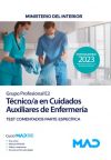 Técnico/a En Cuidados Auxiliares De Enfermería (grupo E2). Test Comentados Parte Específica. Ministerio Del Interior De 7 Editores ... [et Al.]