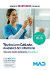 T&eacute;cnico/a en Cuidados Auxiliares de Enfermer&iacute;a. Temario Espec&iacute;fico Volumen 1. Servicio Murciano de Salud (SMS)