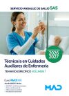 T&eacute;cnico/a En Cuidados Auxiliares De Enfermer&iacute;a. Temario Espec&iacute;fico Volumen 1. Servicio Andaluz De Salud (sas) De Ed. Mad