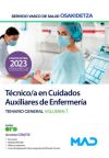 Técnico/a En Cuidados Auxiliares De Enfermería. Temario General Volumen 1. Servicio Vasco De Salud (osakidetza)