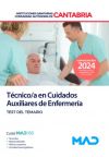 Técnico/a en Cuidados Auxiliares de Enfermería. Test del temario. Instituciones Sanitarias de la Comunidad Autónoma de Cantabria