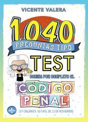 Portada de 1040 preguntas tipo test. C&oacute;digo Penal
