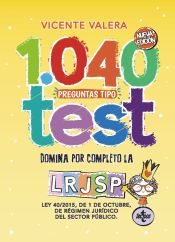 Portada de 1040 preguntas tipo test LRJSP