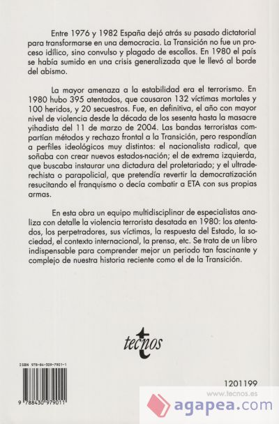 1980. El terrorismo contra la Transición