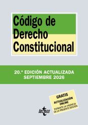 Portada de C&oacute;digo de Derecho Constitucional