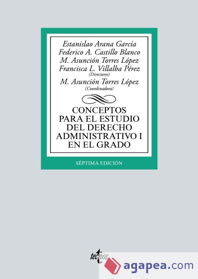 Conceptos para el estudio del Derecho administrativo I en el grado (Ebook)