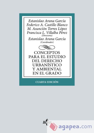 Conceptos para el estudio del Derecho urbanístico y ambiental en el grado