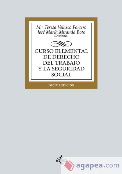 Curso elemental de Derecho del Trabajo y la Seguridad Social