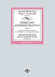Portada de Derecho Administrativo Tomo II. R&eacute;gimen Jur&iacute;dico b&aacute;sico y control de la Administraci&oacute;n