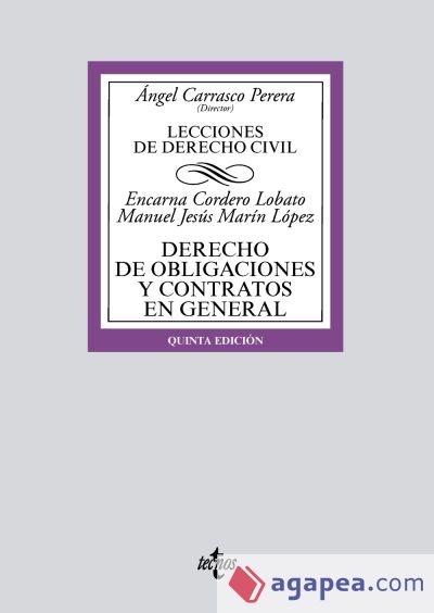 Derecho de obligaciones y contratos en general (Ebook)