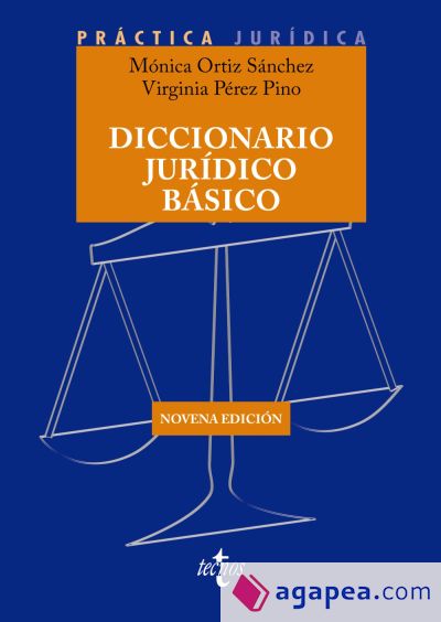 Diccionario Juridico Basico Monica Ortiz Sanchez Virginia Perez Pino 9788430989645 8321