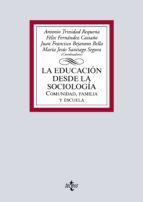 Portada de Educación desde la Sociología (Ebook)