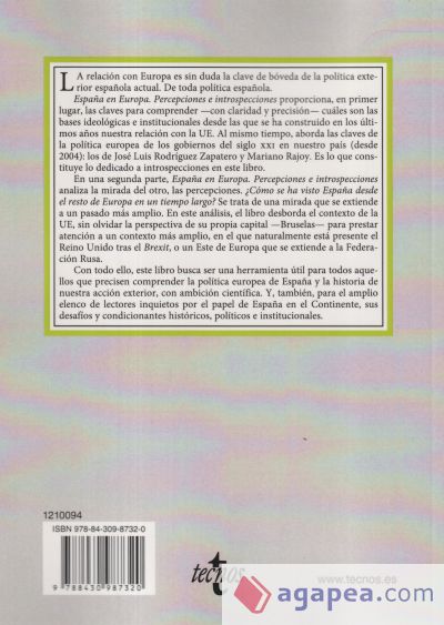 España en Europa. Percepciones e introspecciones