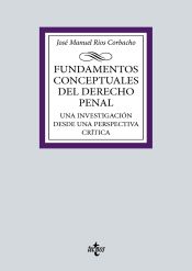 Portada de Fundamentos conceptuales del Derecho Penal