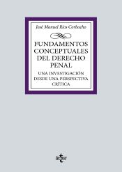 Portada de Fundamentos conceptuales del Derecho Penal