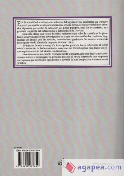 Fundamentos conceptuales del Derecho Penal