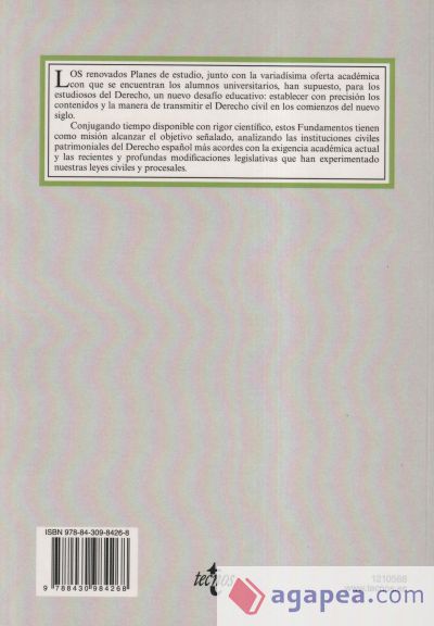 Fundamentos de Derecho Civil español