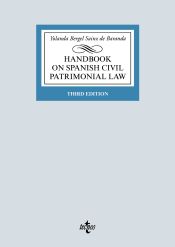 Portada de Handbook on Spanish Civil Patrimonial Law