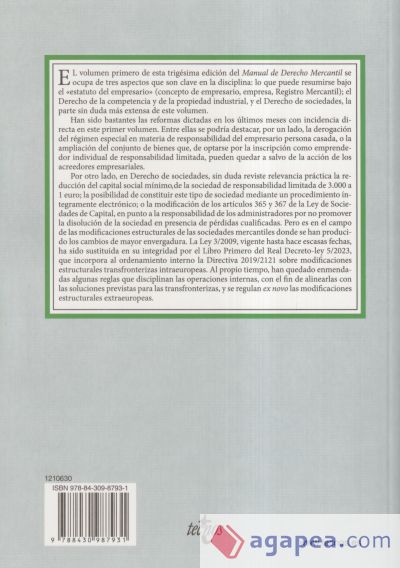 I.manual de derecho mercantil