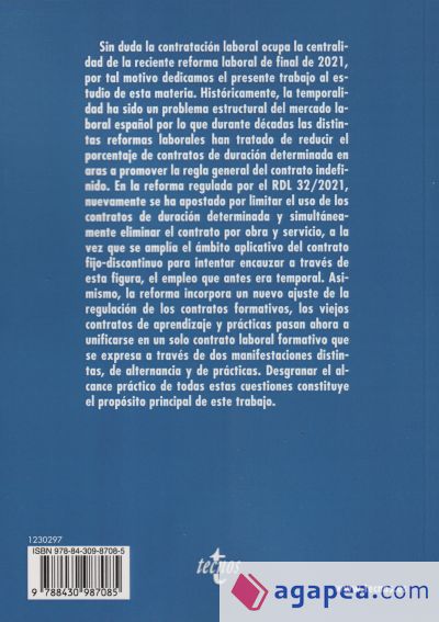 La contratación laboral tras la reforma 2022