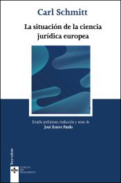 Portada de La situación de la ciencia del Derecho europea