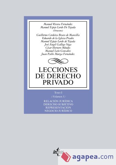 Lecciones de Derecho privado (Ebook)