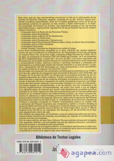 Legislación Básica del Sistema Tributario Español